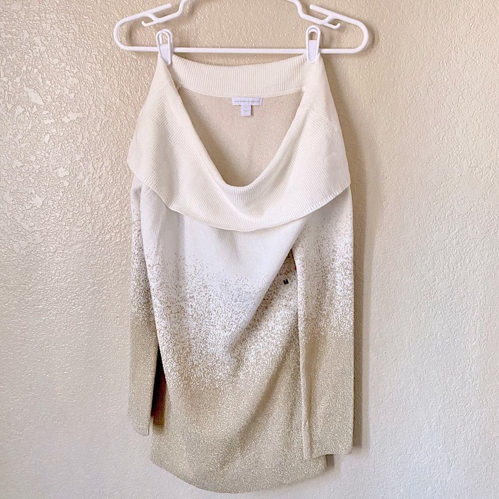 New York & Company off the shoulder sweater